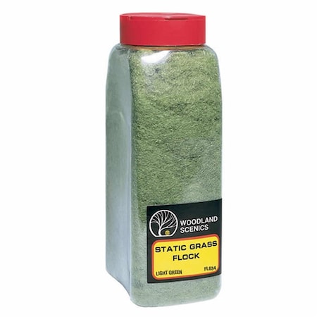 Woodland Scenics Static Grass Flock Light Green WO302451